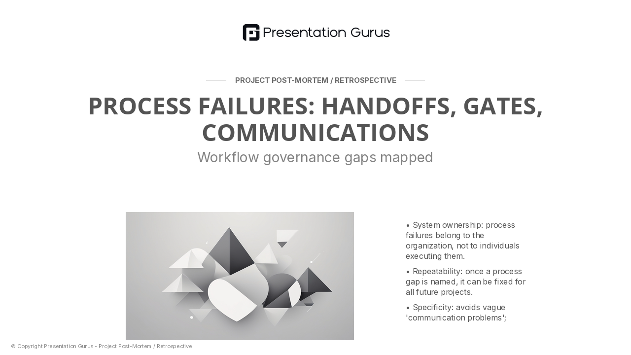Process Breakdowns Identified