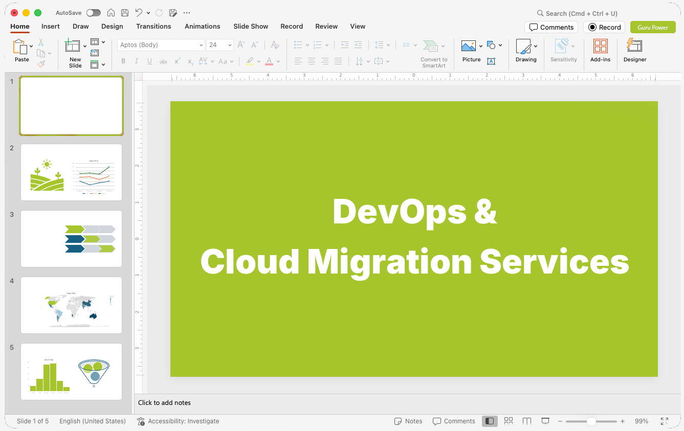 DevOps & Cloud Migration Services Presentations