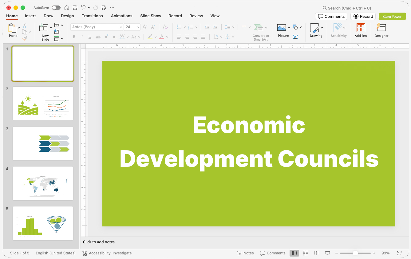 Economic Development Councils Presentations