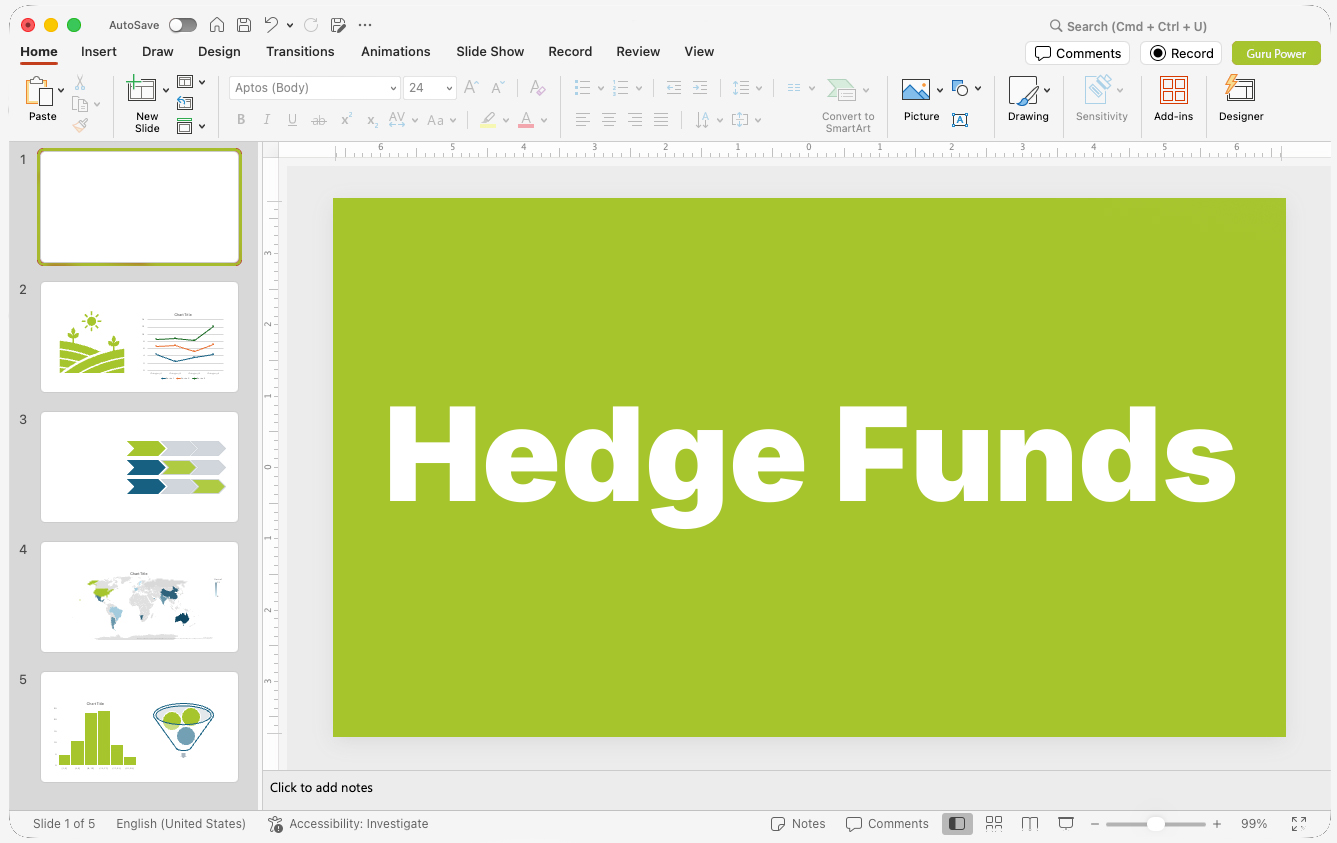 Hedge Funds Presentations
