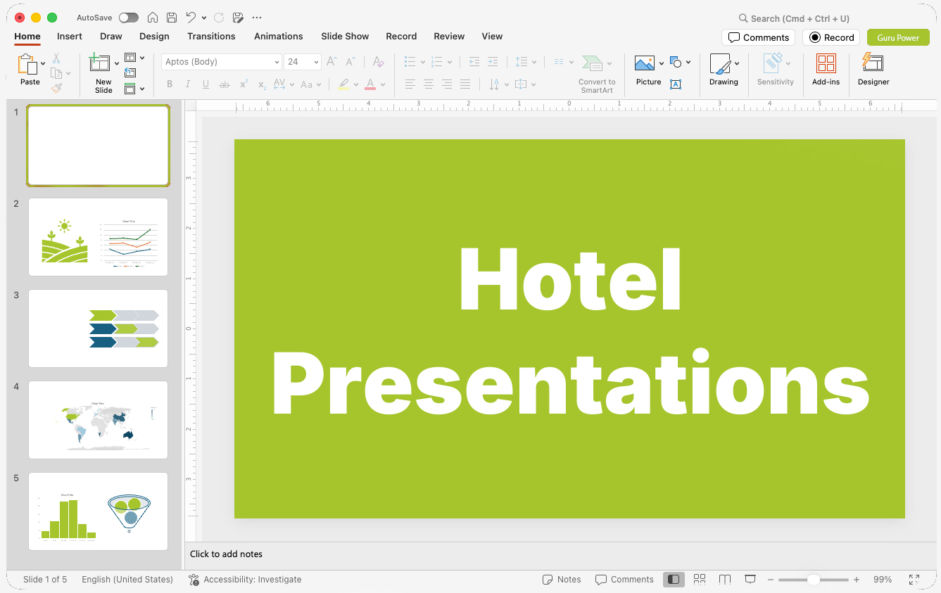 Hotel Presentations