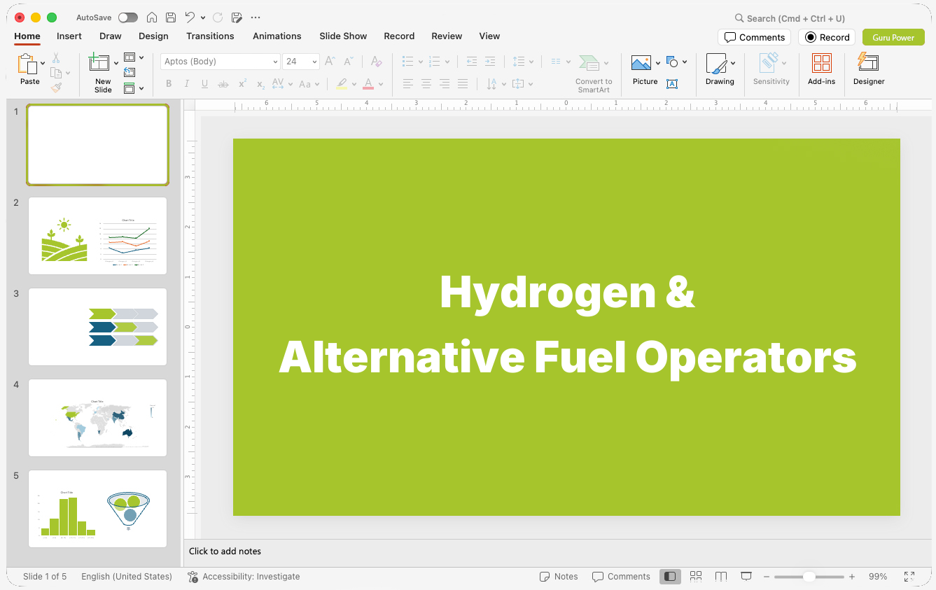 Hydrogen & Alternative Fuel Operators Presentations