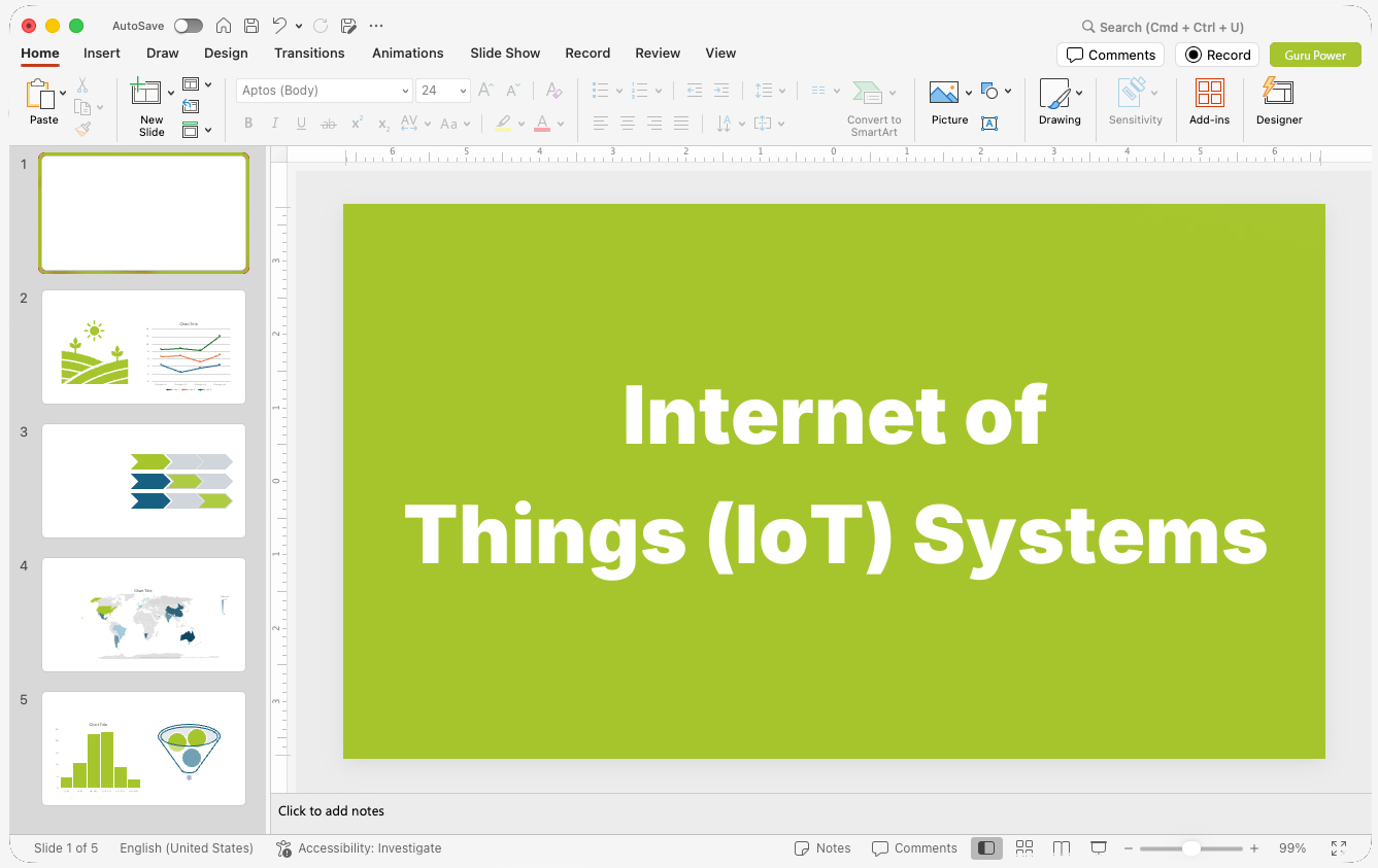 Internet of Things (IoT) Systems Presentations