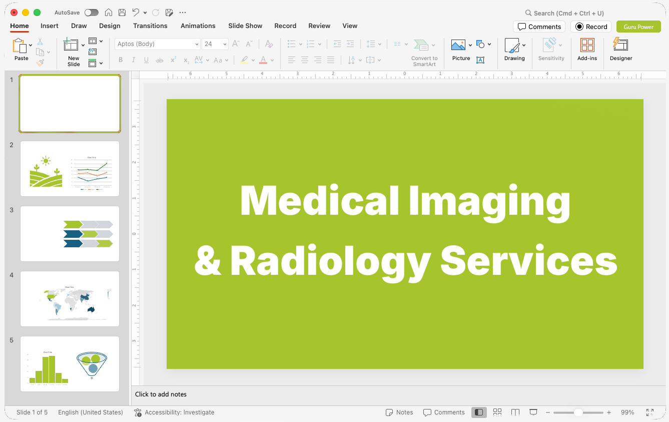 Medical Imaging & Radiology Services Presentations