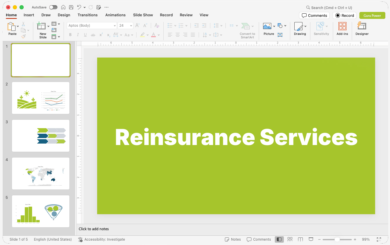 Reinsurance Services Presentations