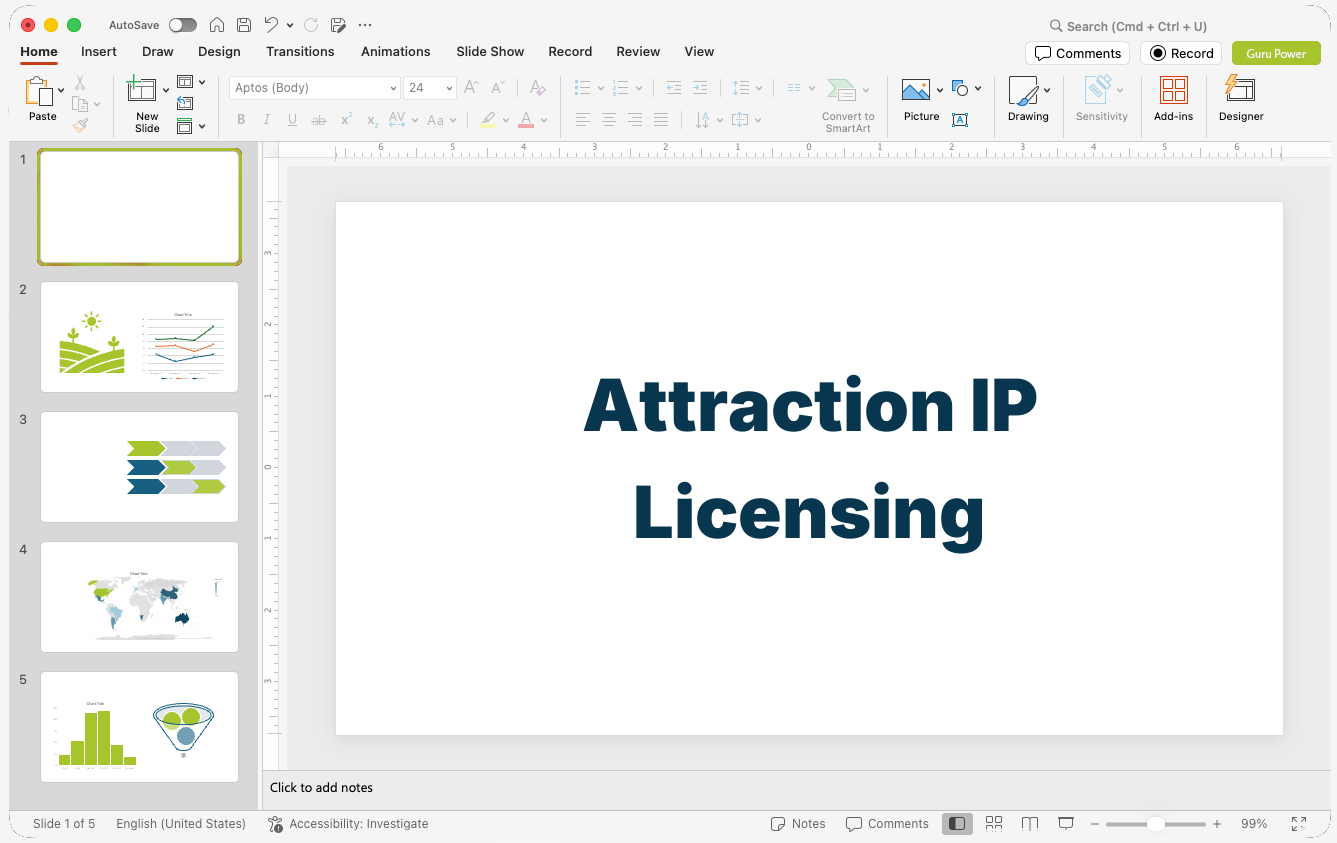 Attraction IP Licensing Pitch-Deck
