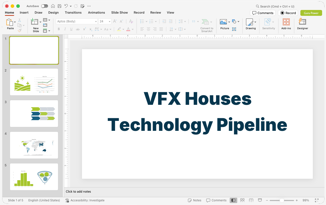 VFX Houses Technology Pipeline Pitch Presentation