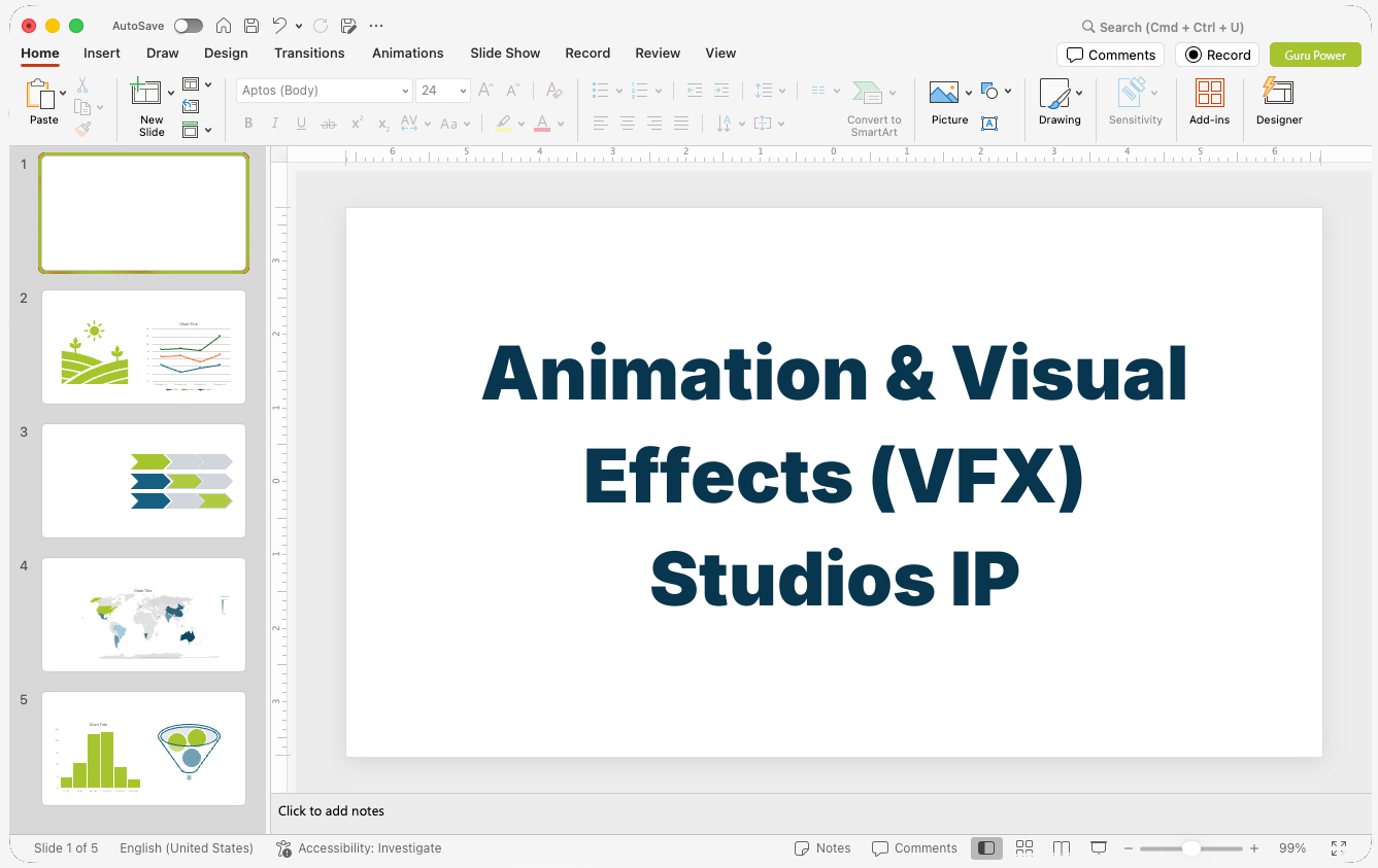Animation & Visual Effects (VFX) Studios IP Pitch Presentation