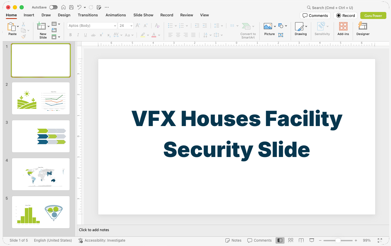 VFX Houses Facility Security Slide-Deck