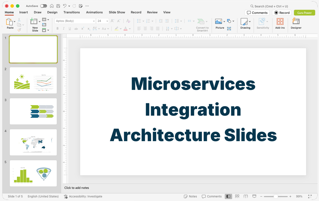 Microservices Integration Architecture Slides