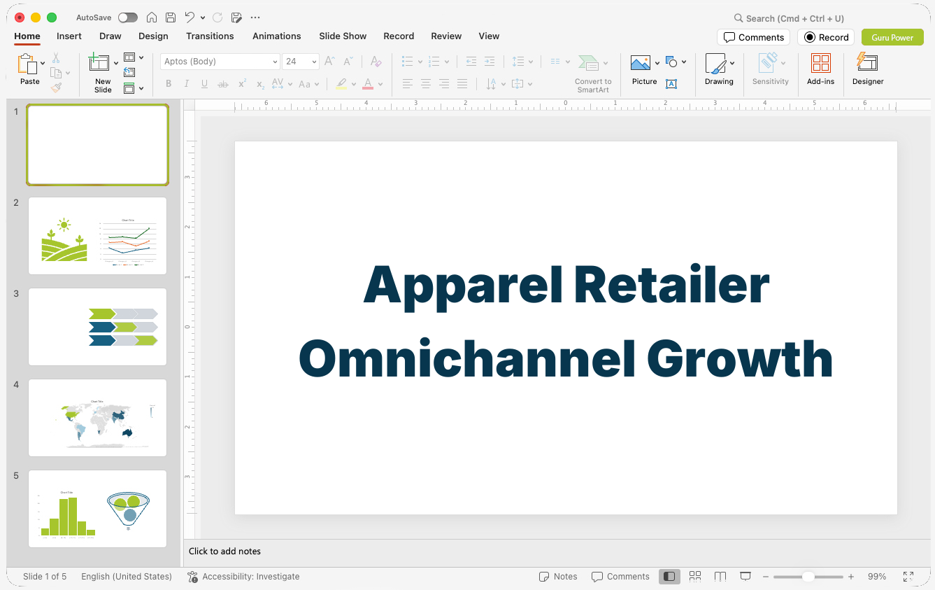 Apparel Retailer Omnichannel Growth Pitch-Deck