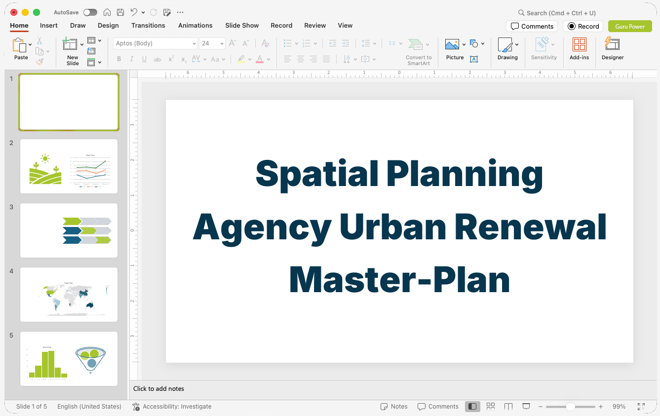 Spatial Planning Agency Urban Renewal Master-Plan Deck