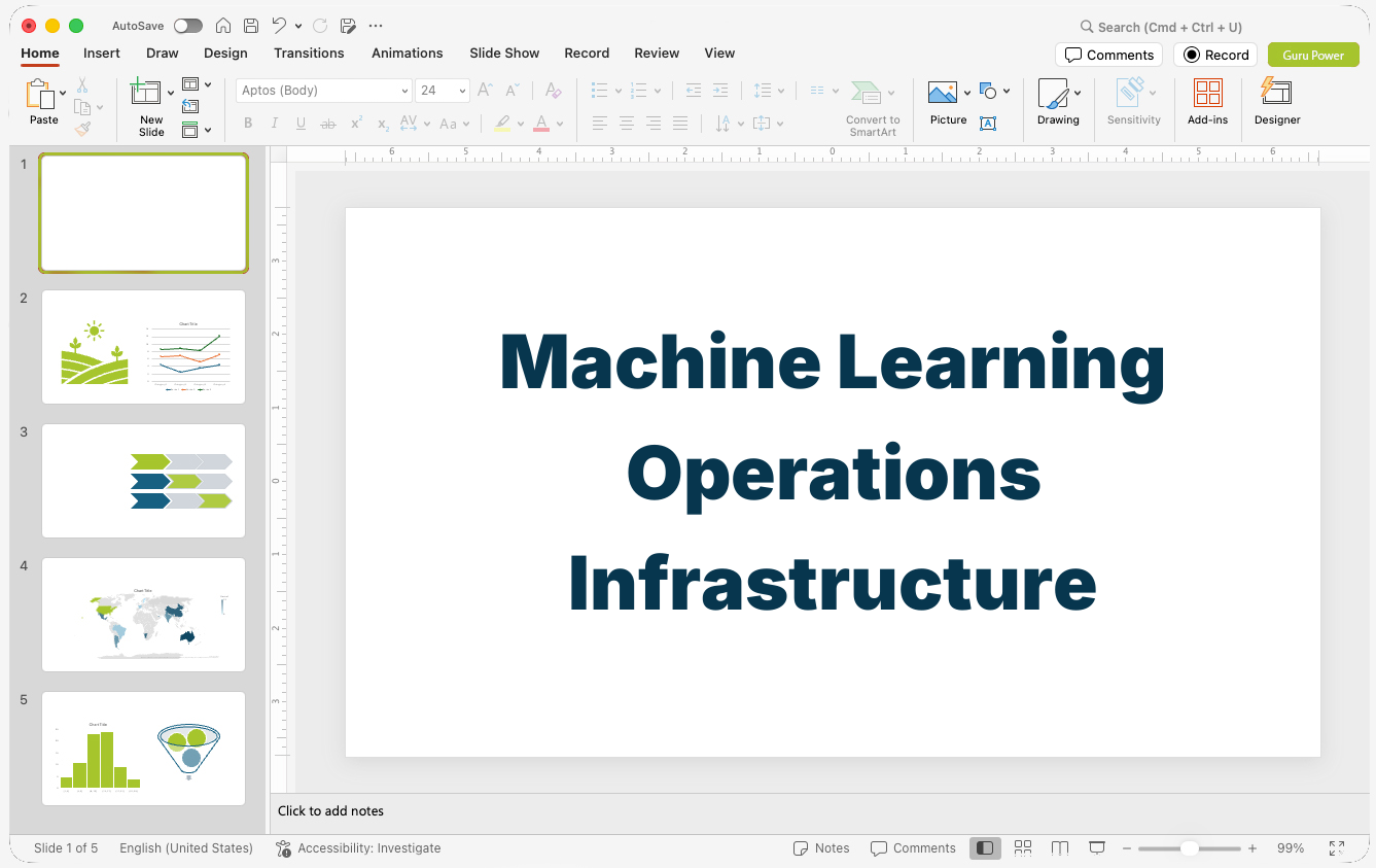 Machine Learning Operations Infrastructure Pitch Deck