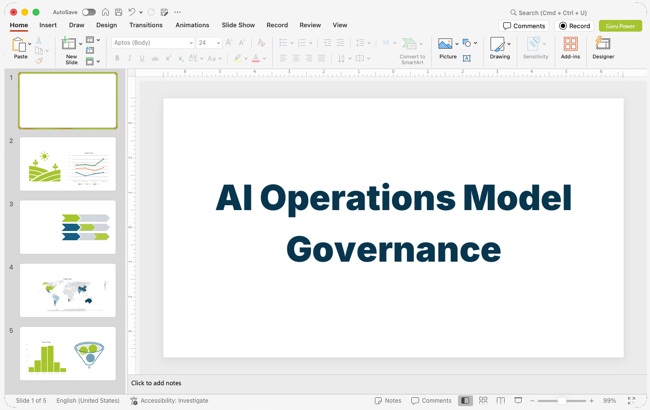 AI Operations Model Governance Presentation