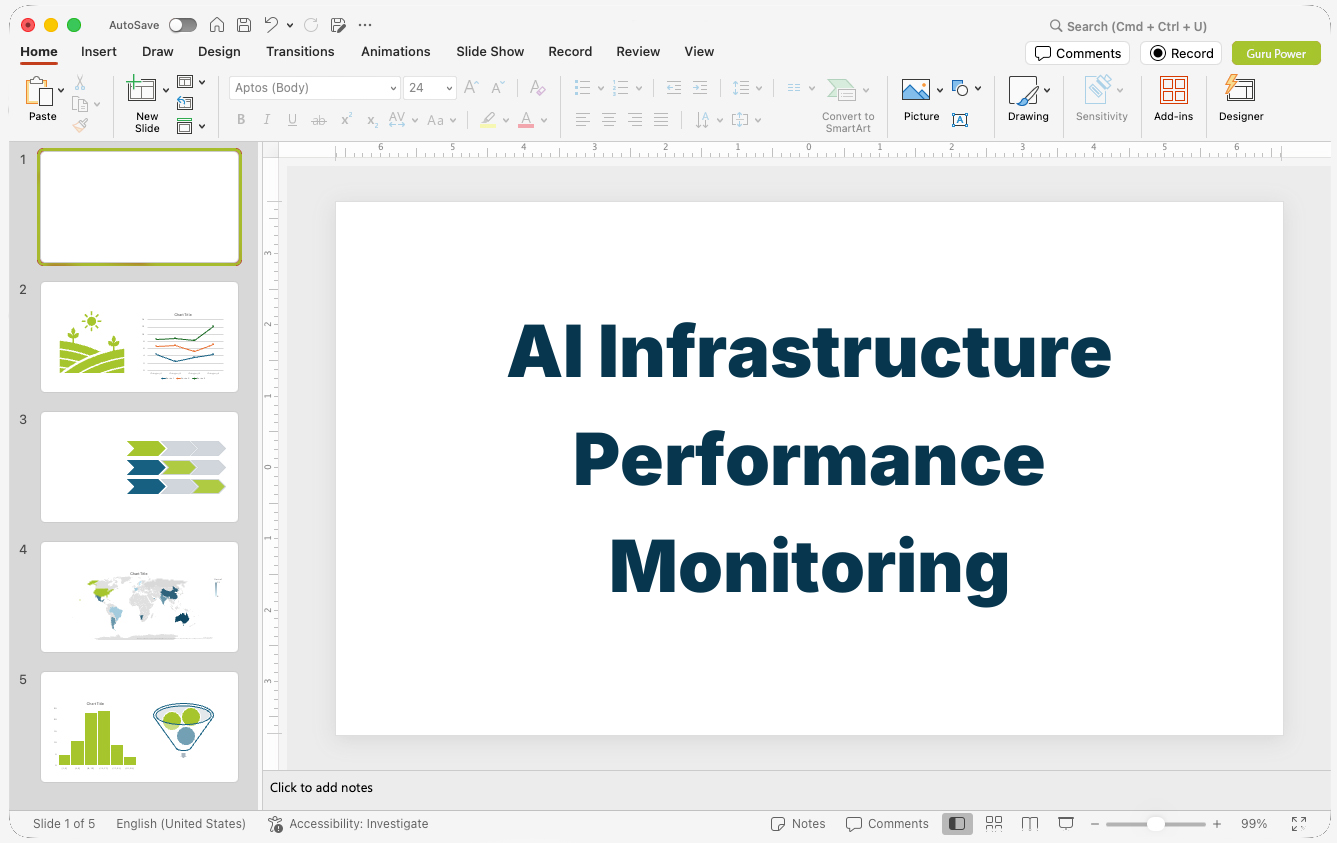 AI Infrastructure Performance Monitoring Presentation
