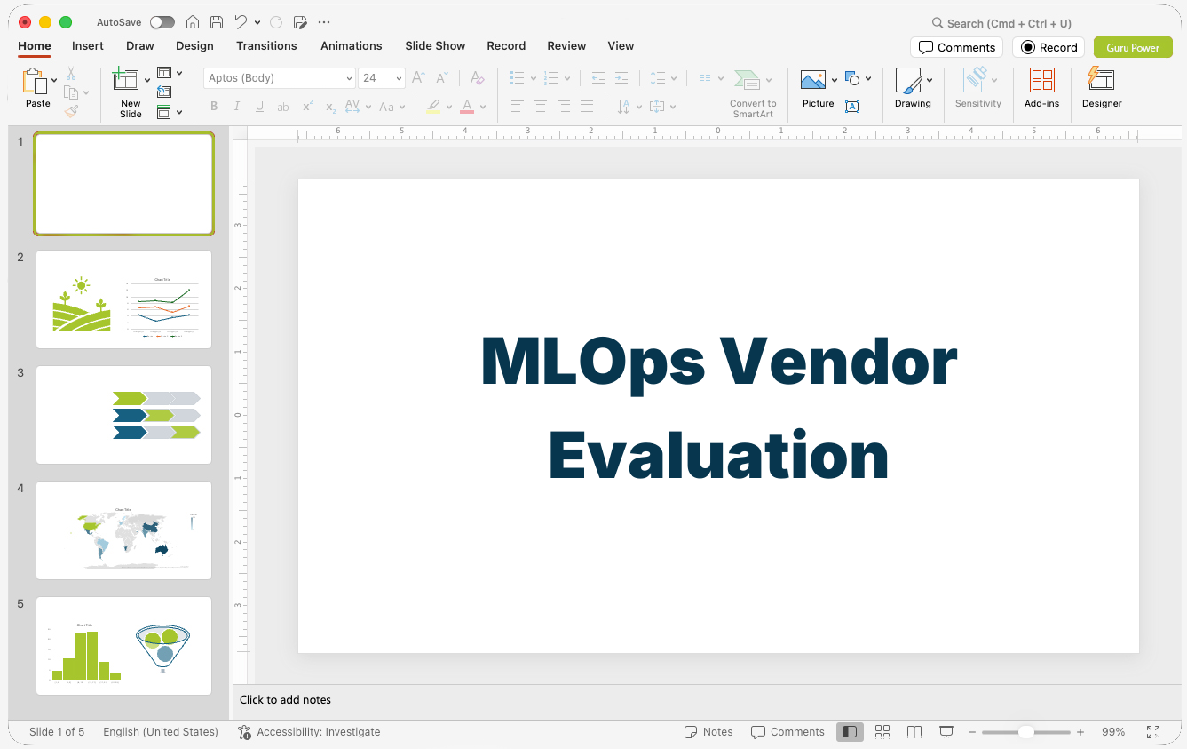 MLOps Vendor Evaluation Presentation