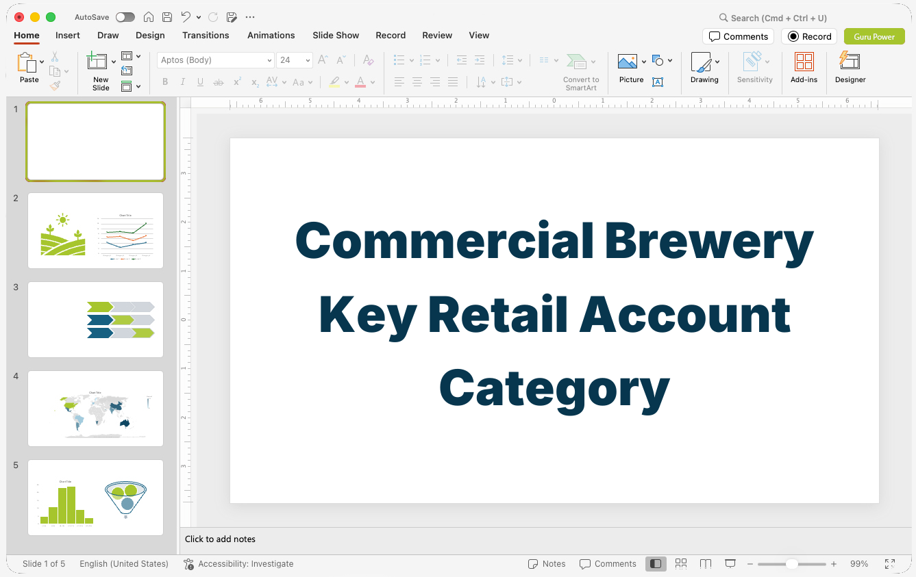 Commercial Brewery Key Retail Account Category Presentation