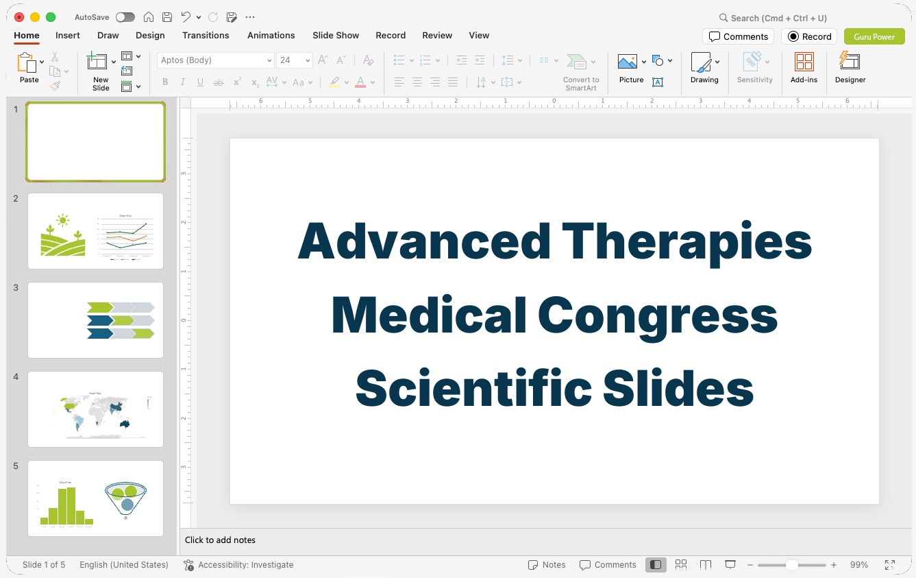 Advanced Therapies Medical Congress Scientific Slides