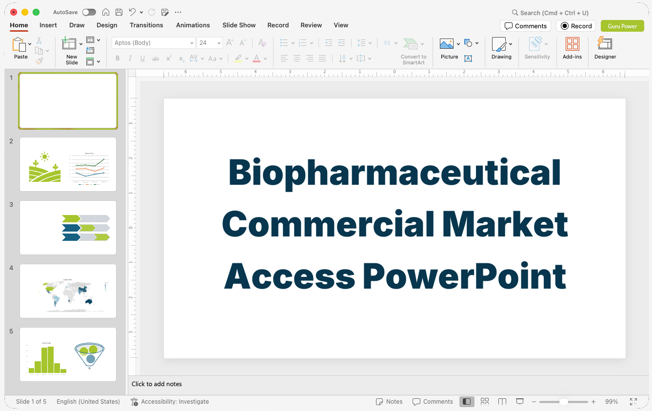 Biopharmaceutical Commercial Market Access PowerPoint