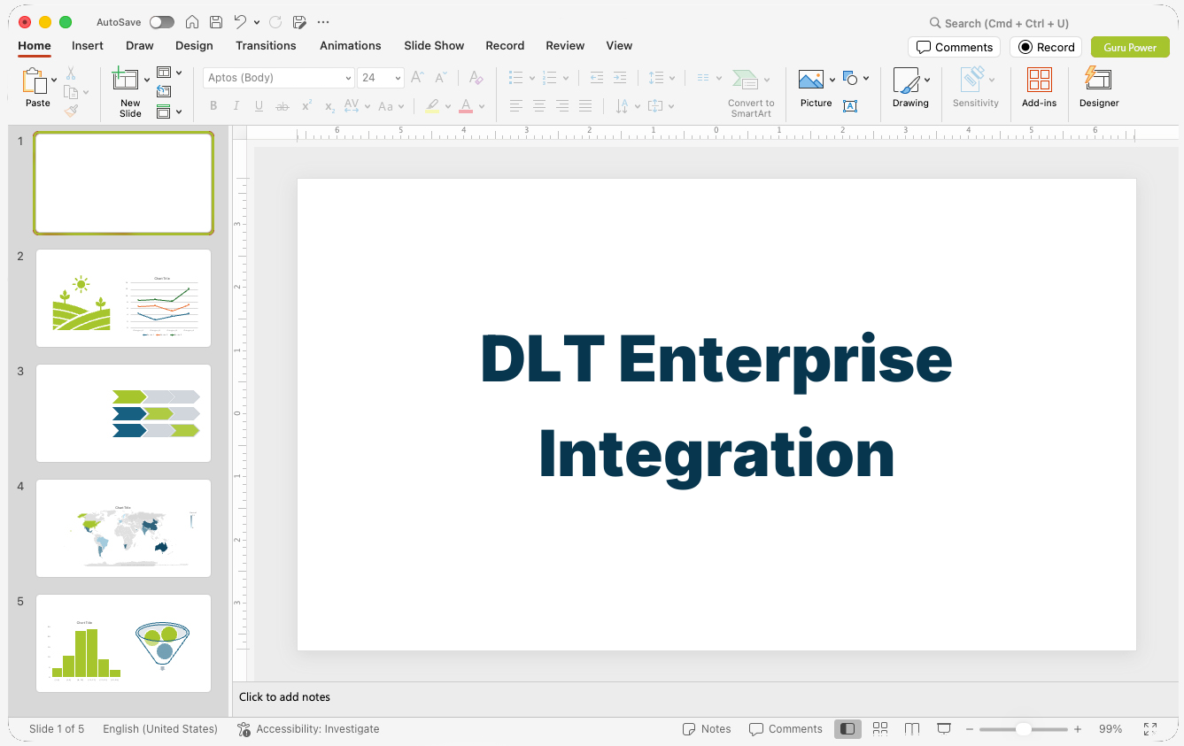 DLT Enterprise Integration Pitch-Deck
