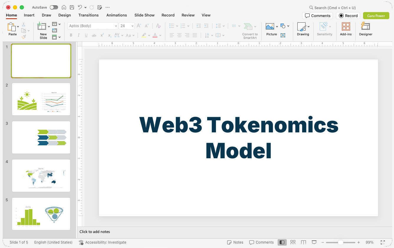 Web3 Tokenomics Model Presentation