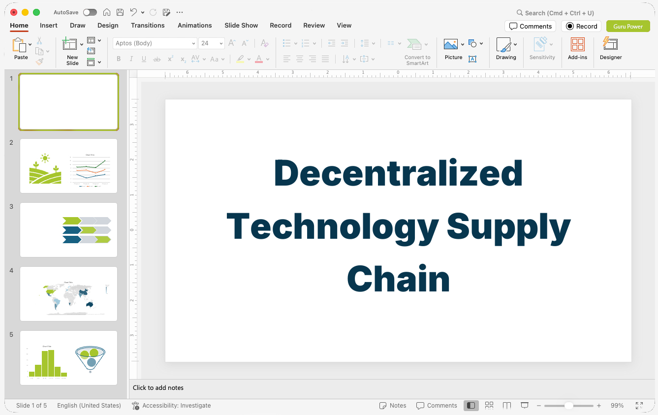 Decentralized Technology Supply Chain Deck