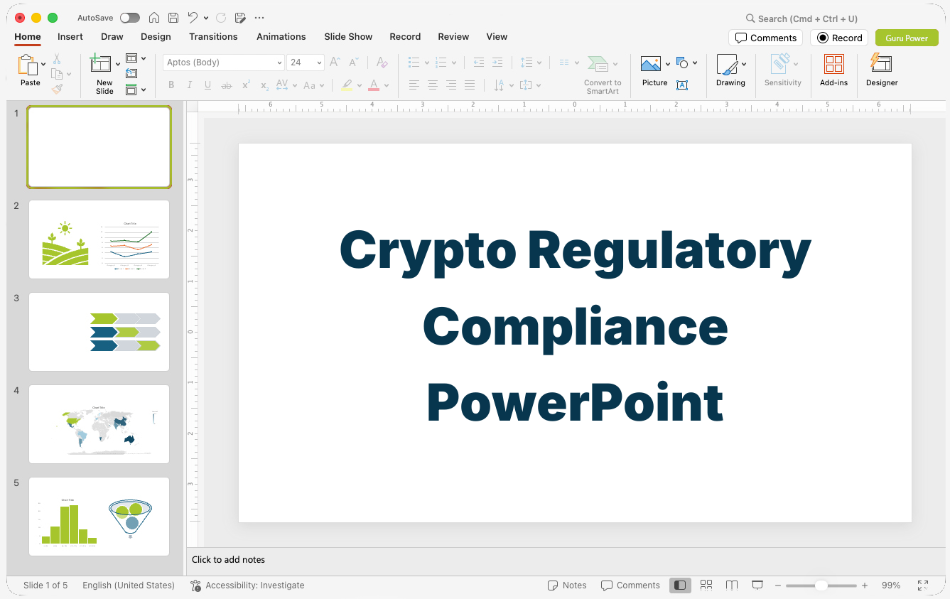 Crypto Regulatory Compliance PowerPoint