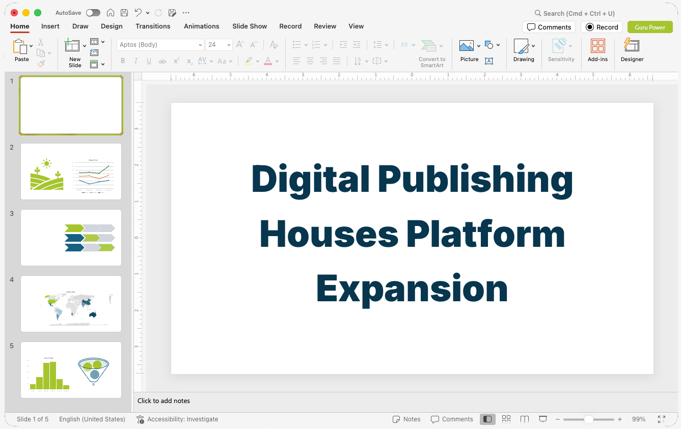 Digital Publishing Houses Platform Expansion Pitch-Deck