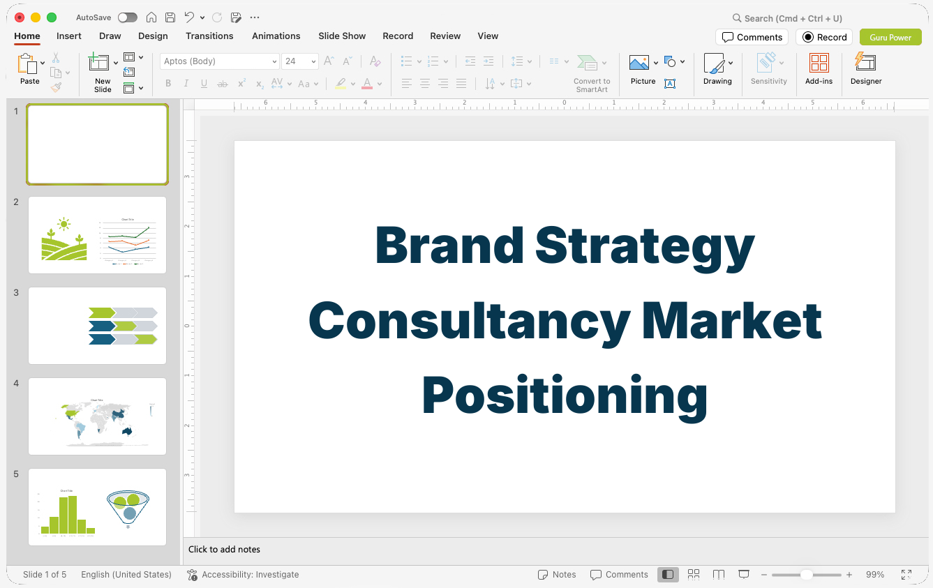 Brand Strategy Consultancy Market Positioning Pitch-Deck