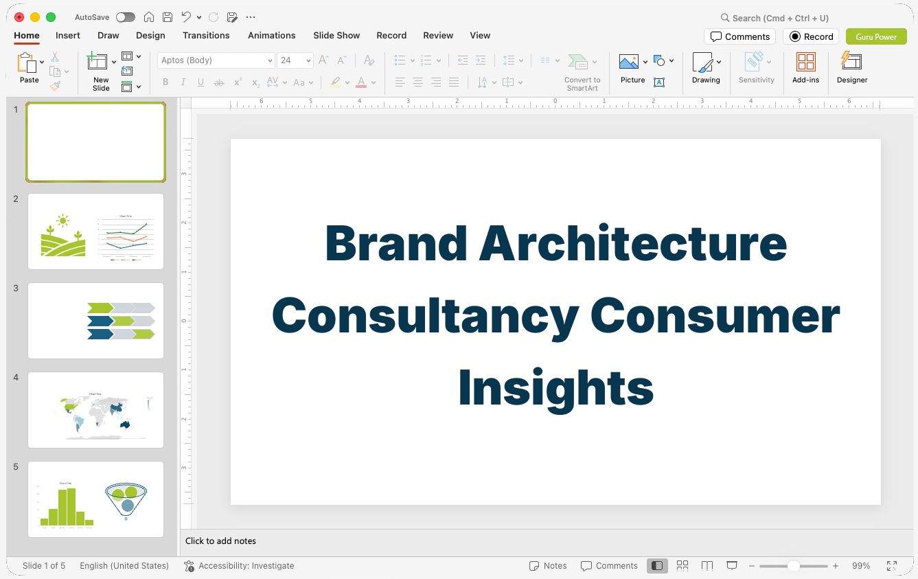 Brand Architecture Consultancy Consumer Insights Deck
