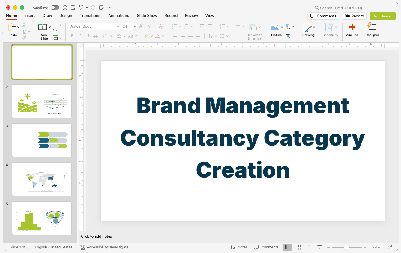 Brand Management Consultancy Category Creation Pitch-Deck