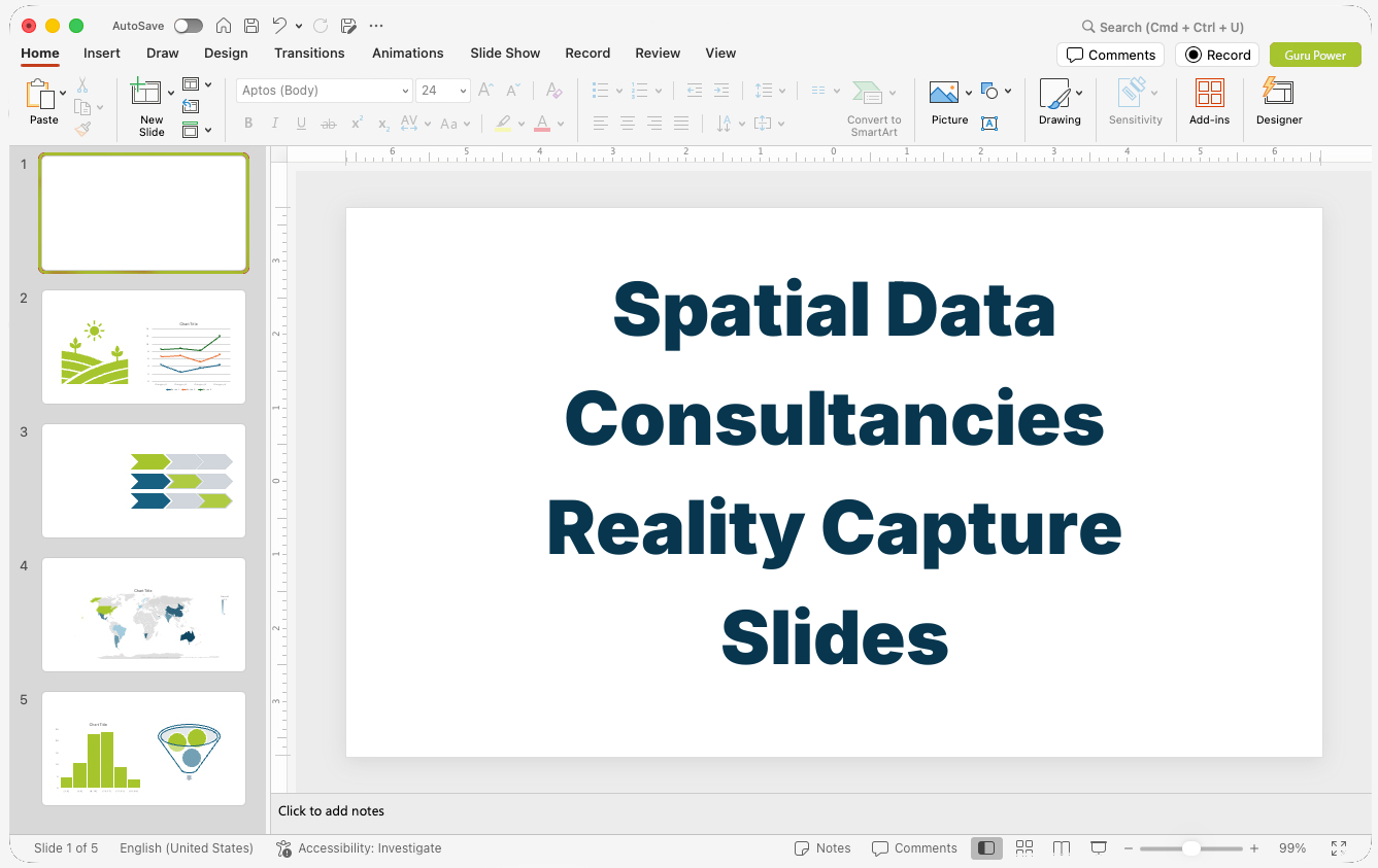 Spatial Data Consultancies Reality Capture Proposal Slides