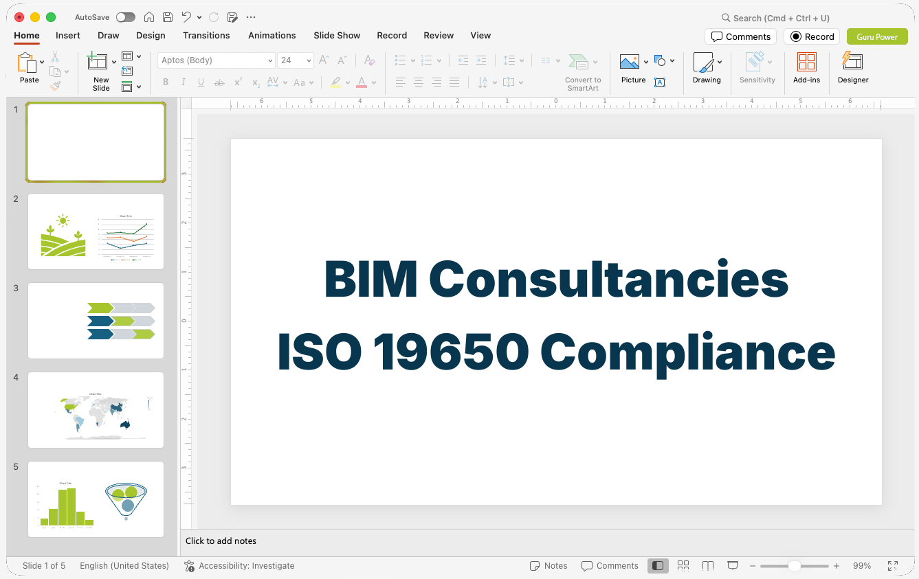 BIM Consultancies ISO 19650 Compliance Pitch-Deck