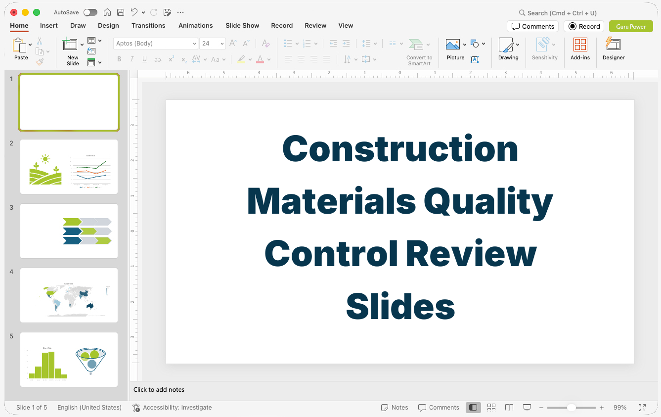 Construction Materials Quality Control Review Slides