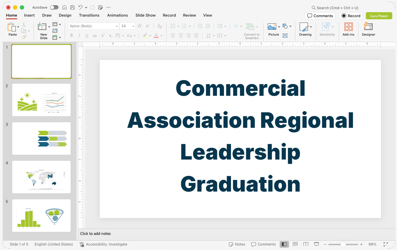 Commercial Association Regional Leadership Graduation Presentation