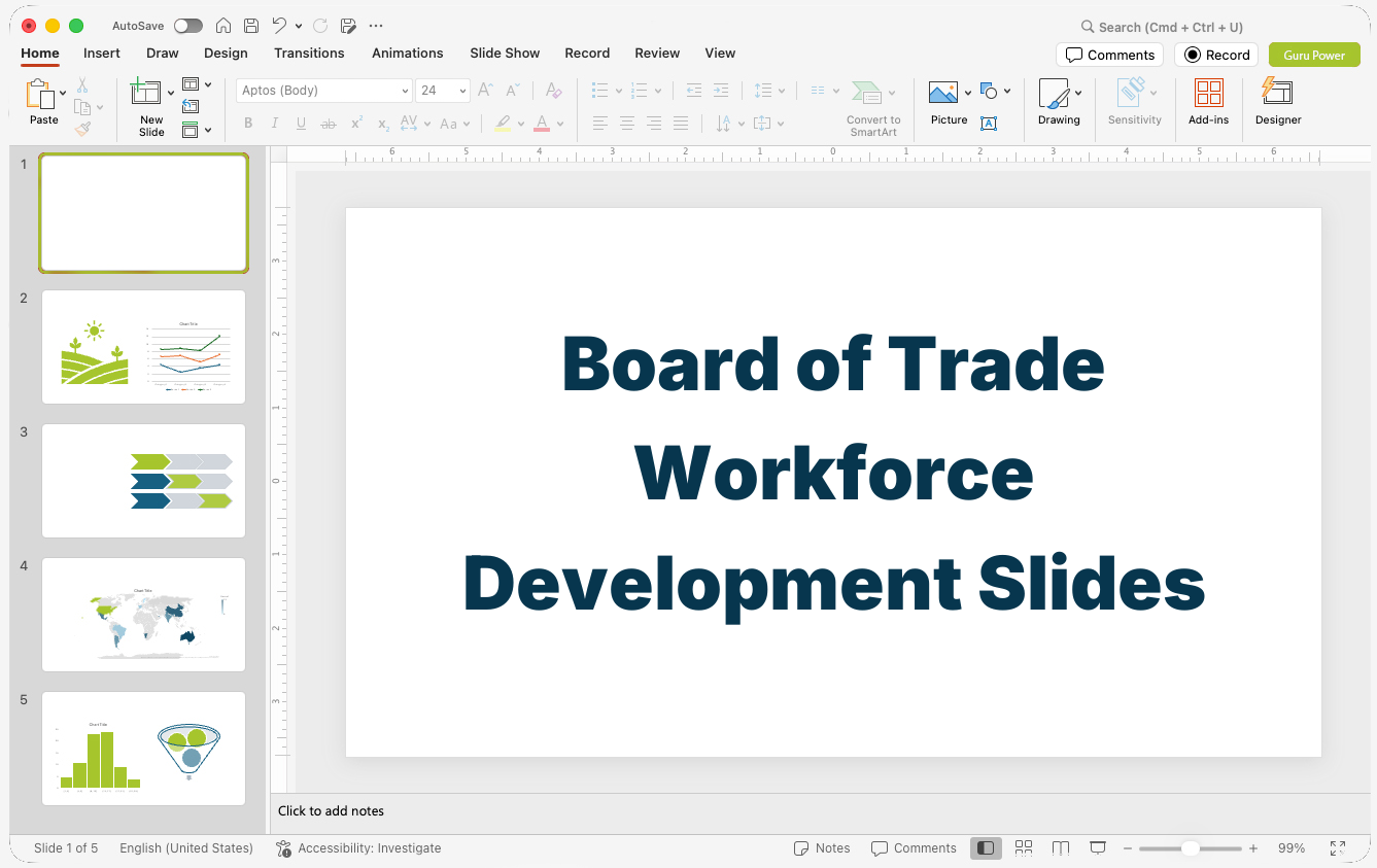 Board of Trade Workforce Development Slides