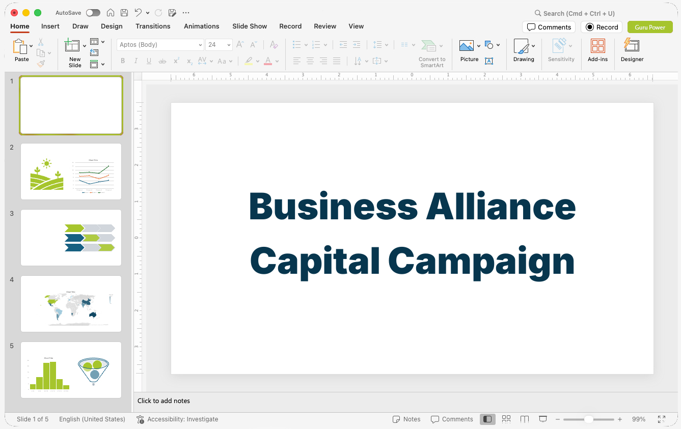 Business Alliance Capital Campaign Presentation
