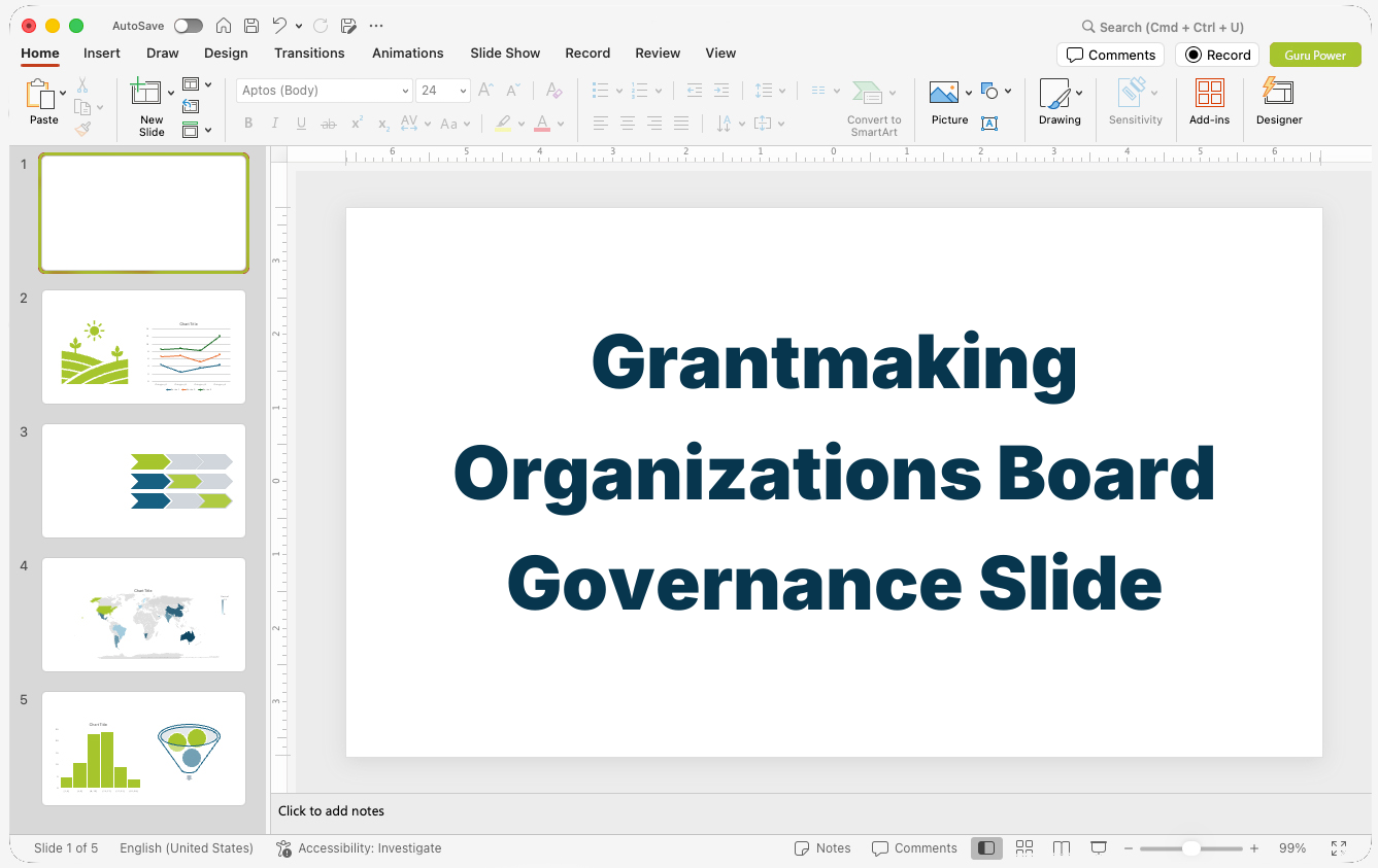 Grantmaking Organizations Board Governance Slide-Deck