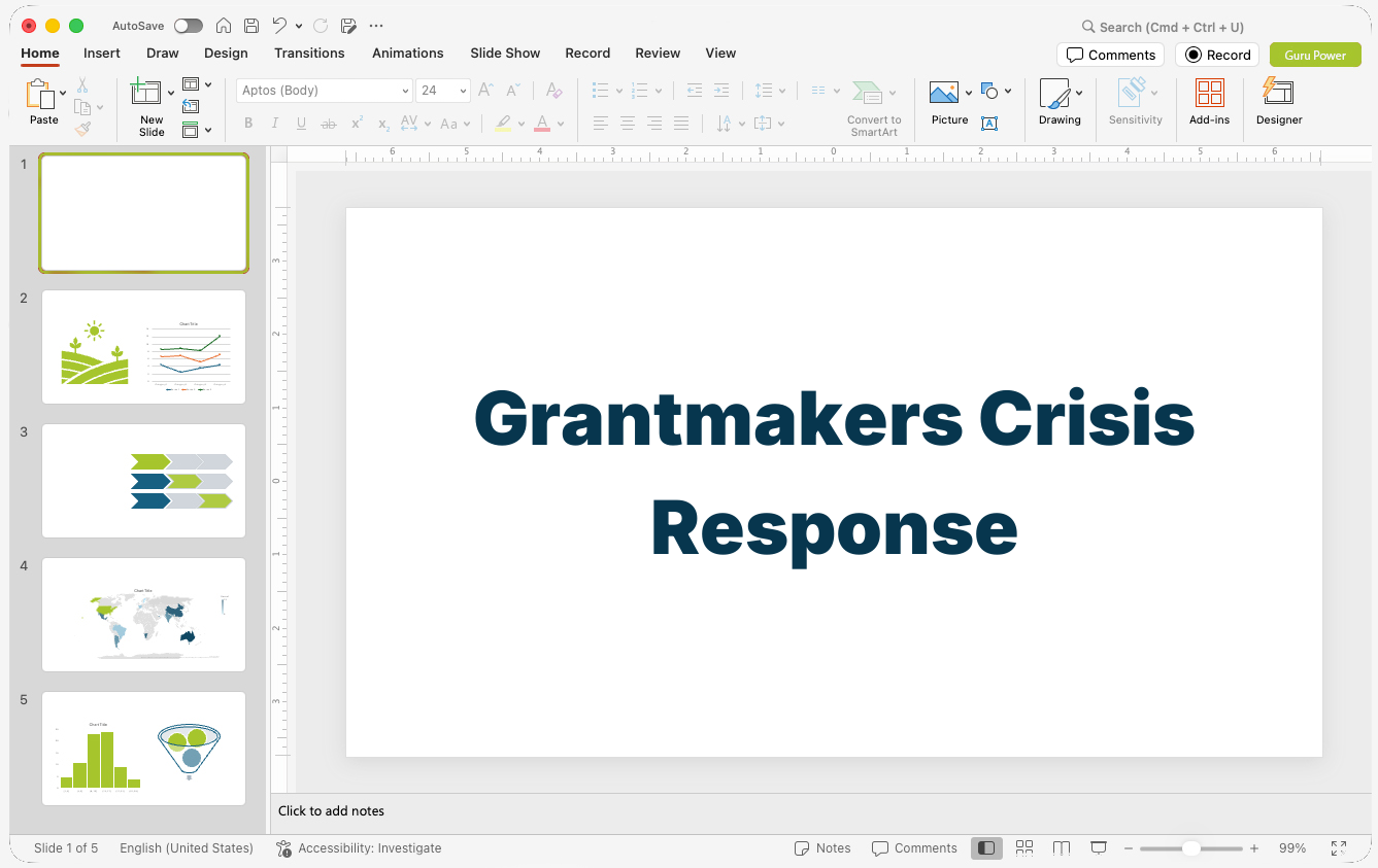 Grantmakers Crisis Response Presentation