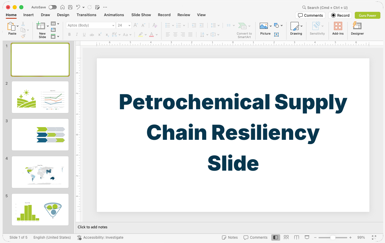 Petrochemical Supply Chain Resiliency Slide-Deck