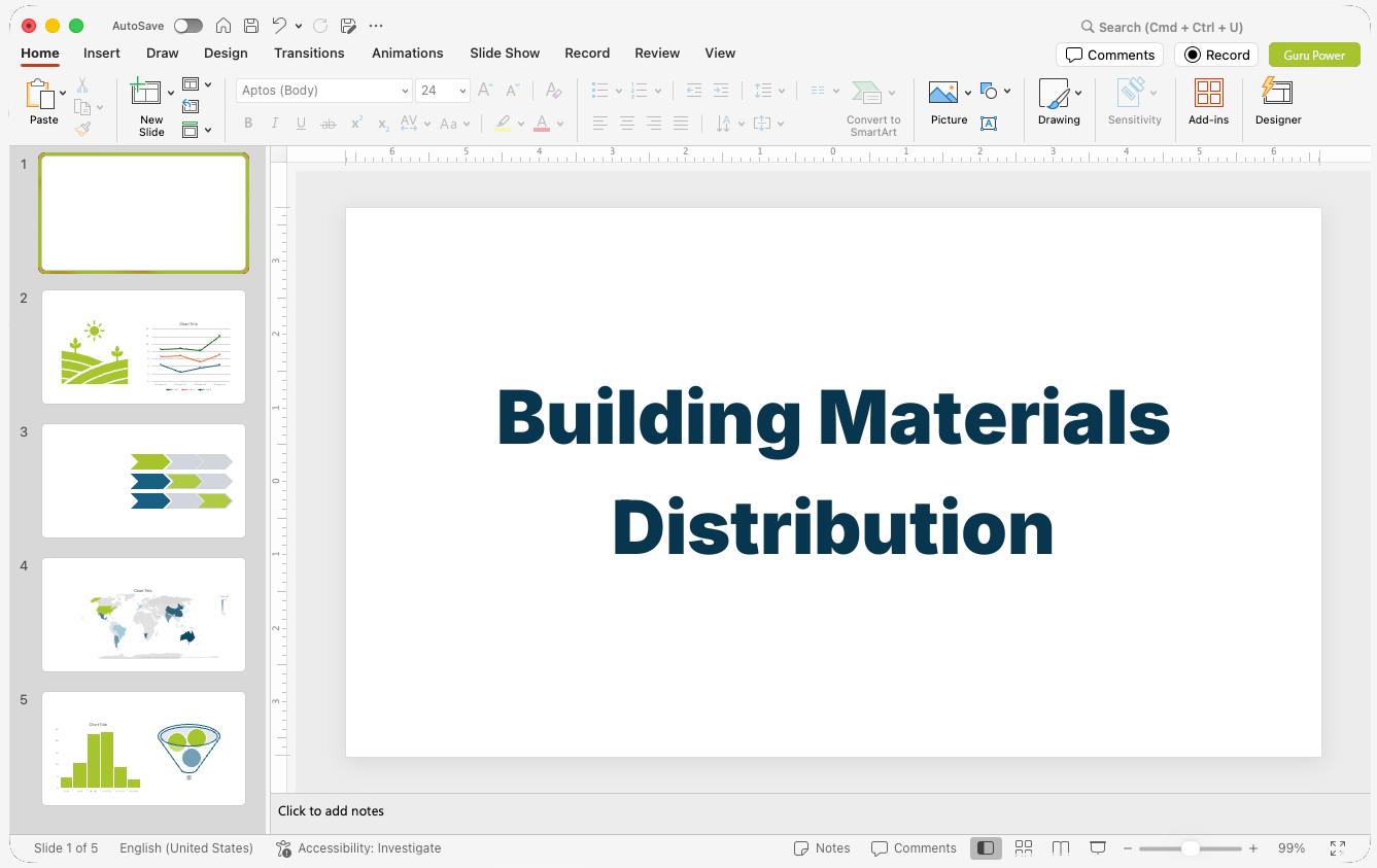 Building Materials Distribution Pitch-Deck