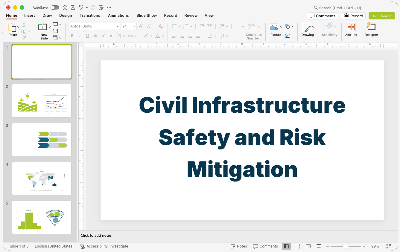 Civil Infrastructure Safety and Risk Mitigation Presentation