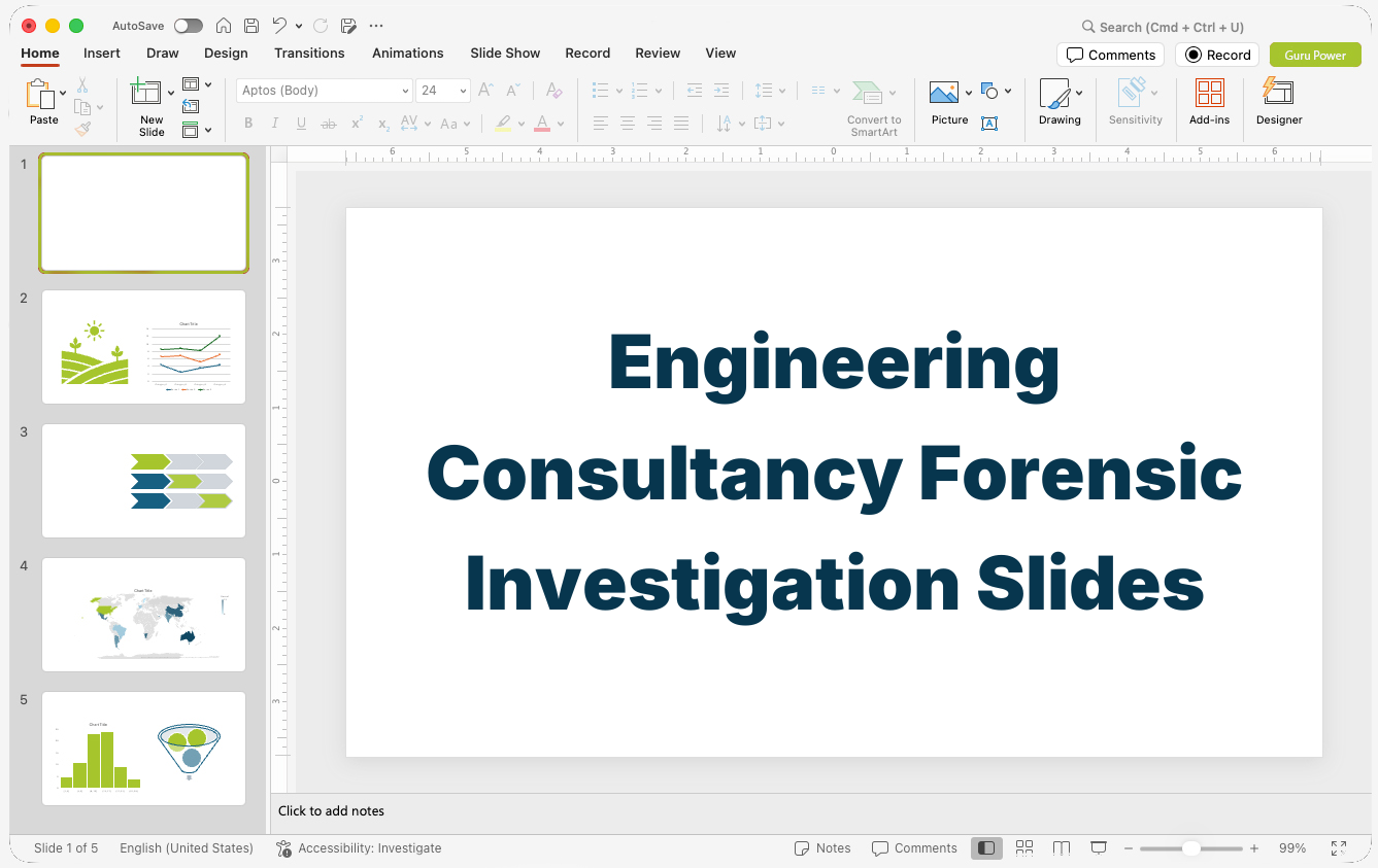 Engineering Consultancy Forensic Investigation Slides