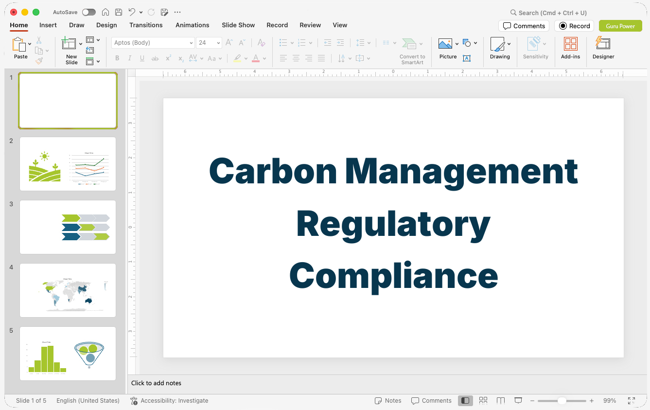 Carbon Management Regulatory Compliance Presentation