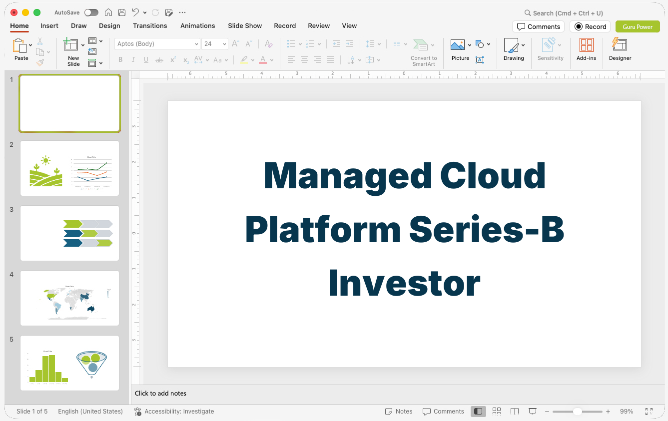 Managed Cloud Platform Series-B Investor Pitch Deck