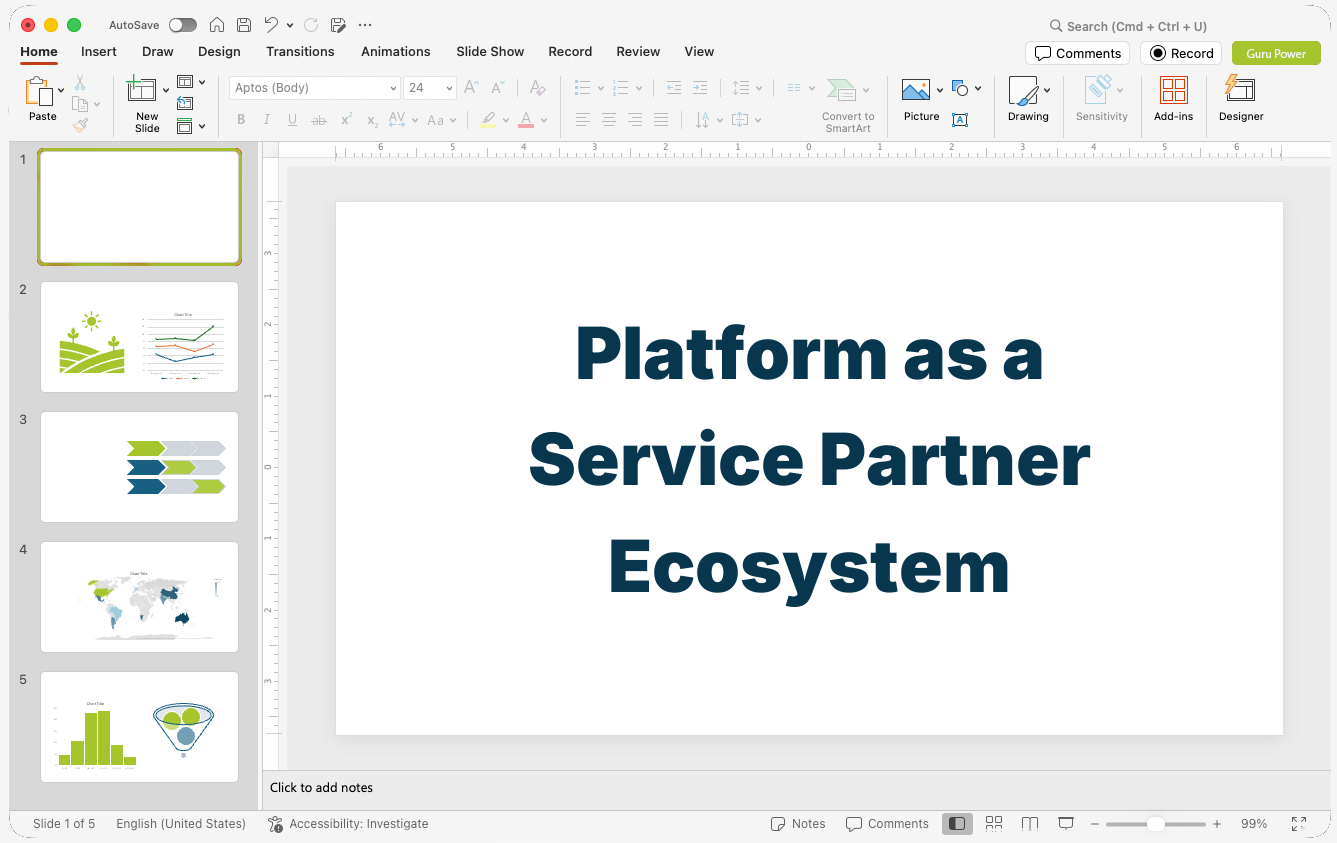 Platform as a Service Partner Ecosystem Presentation