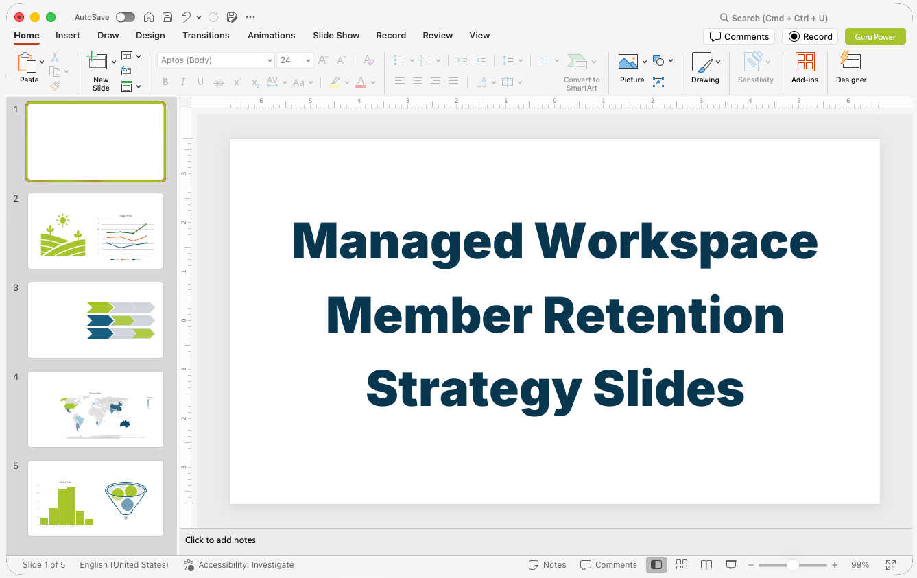 Managed Workspace Member Retention Strategy Slides
