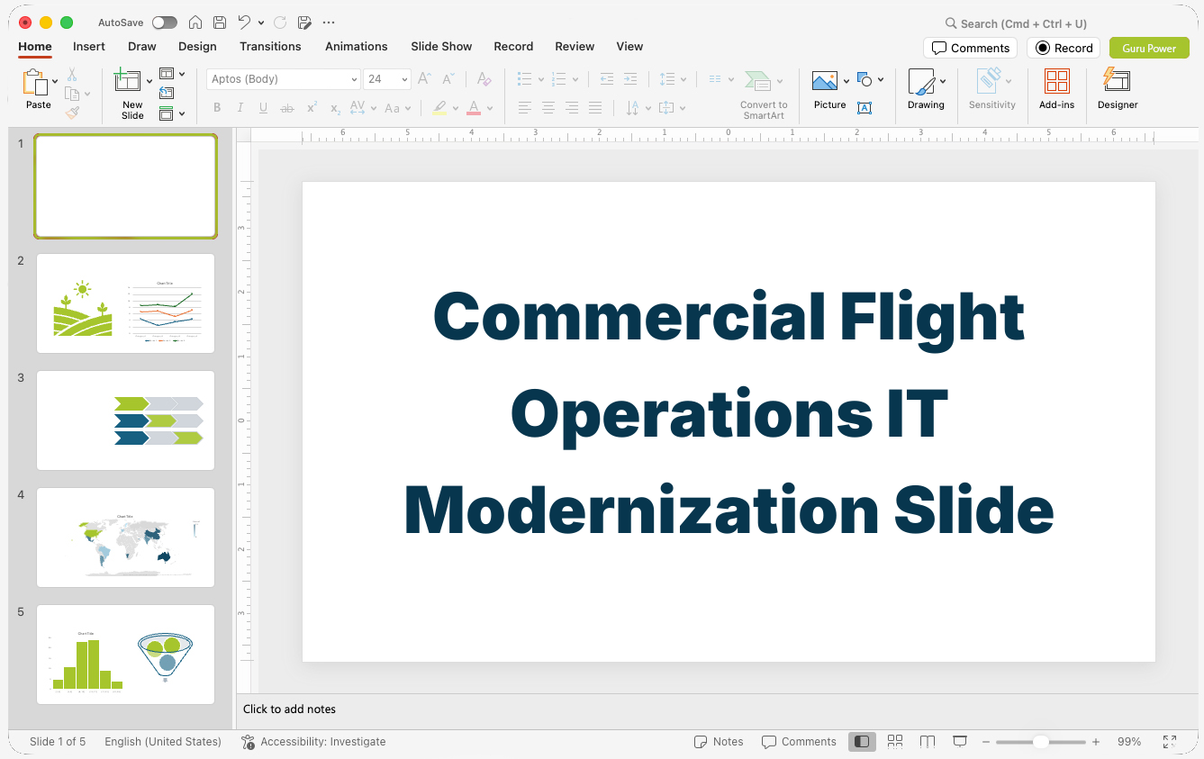Commercial Flight Operations IT Modernization Slide-Deck