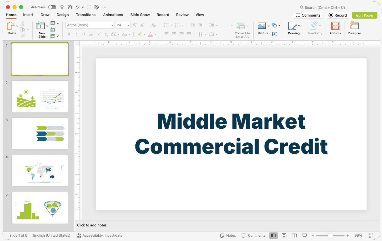 Middle Market Commercial Credit Deck