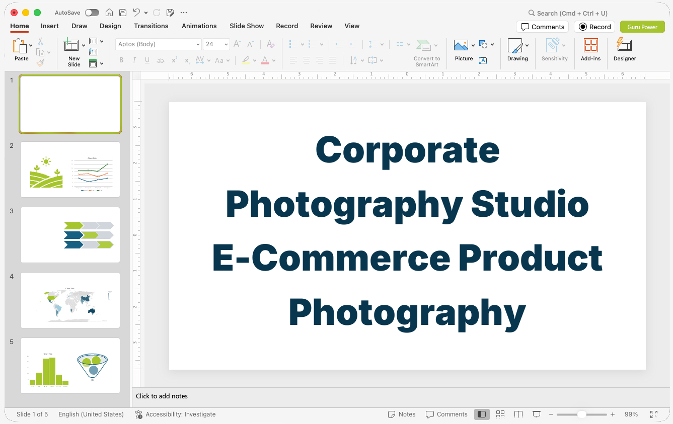 Corporate Photography Studio E-Commerce Product Photography Deck
